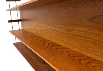 Mid-Century Modern Wall Mounted Shelf by Walter Wirtz for Wilhelm Renz, 1960s